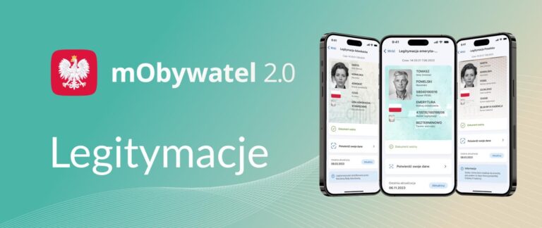 Legitymacje w aplikacji mObywatel