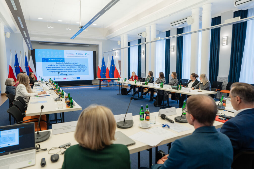 Spotkanie Rady Interesariuszy projektu „Standaryzacja modelu zatrudnienia wspomaganego w Polsce”