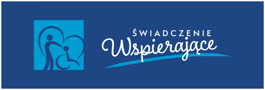 Grafika ilustracyjna z napisem Świadczenie wspierające.