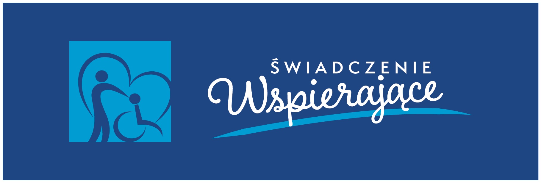 Świadczenie wspierające 1 Grafika ilustracyjna z napisem Świadczenie wspierające.